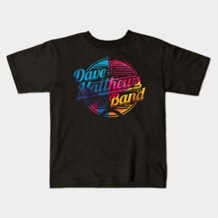 Dave Matthews Band Logo Geometric Kids T-Shirt